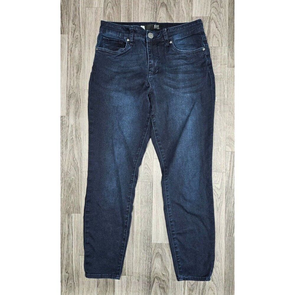 Kut From The Kloth Womens Size 8 Donna High Rise Ankle Skinny Denim Blue Jeans